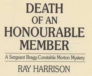 Death Of An Honorable Member