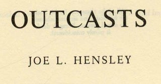 Outcasts - 1st Edition/1st Printing