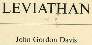 Leviathan - 1st Edition/1st Printing