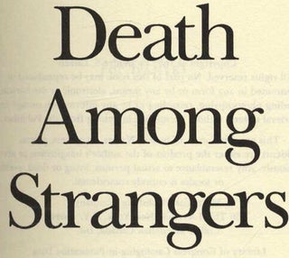 Death Among Strangers - 1st Edition/1st Printing
