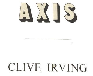 Axis - 1st Edition/1st Printing