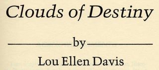 Clouds Of Destiny - 1st Edition/1st Printing