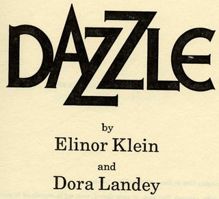Dazzle - 1st Edition/1st Printing