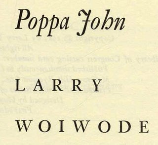 Poppa John - 1st Edition/1st Printing