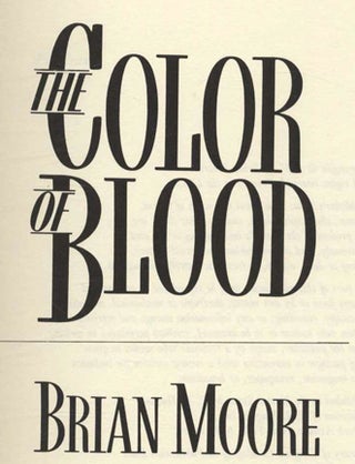 The Color Of Blood - 1st Edition/1st Printing