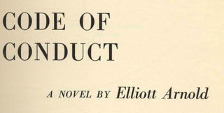 Code Of Conduct - 1st Edition/1st Printing