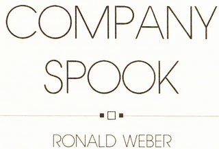 Company Spook - 1st Edition/1st Printing
