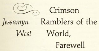 Crimson Ramblers Of The World, Farewell - 1st Edition/1st Printing