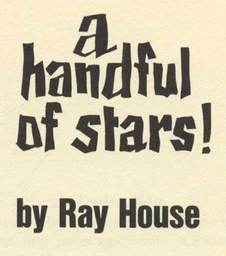 A Handful Of Stars! - 1st Edition/1st Printing