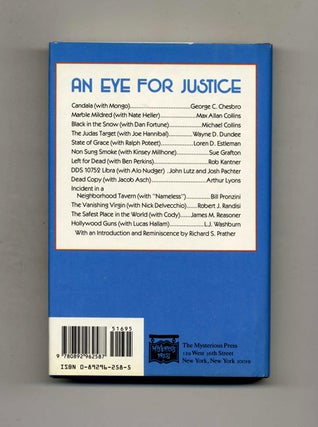An Eye For Justice. The Third Private Eye Writers Of America Anthology - 1st Edition/1st Printing