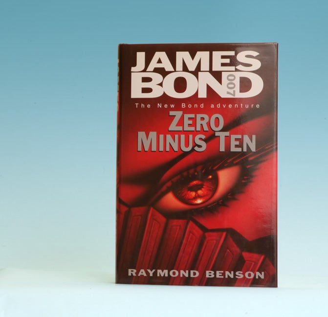 Book #12835 Zero Minus Ten - 1st Edition/1st Printing. Raymond Benson.