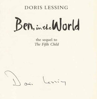 Ben, in the World - 1st Edition/1st Printing