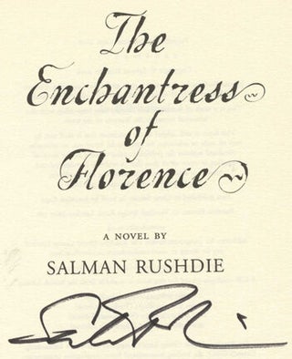 The Enchantress of Florence - 1st Edition/1st Printing