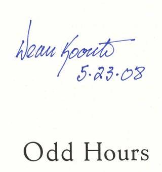 Odd Hours - 1st Edition/1st Printing