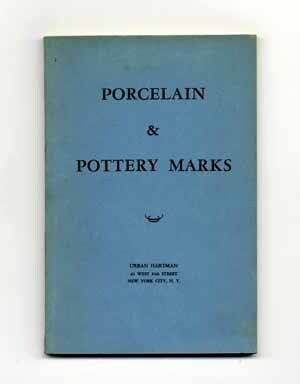 Book #15381 Porcelain & Pottery Marks. Urban Hartman.