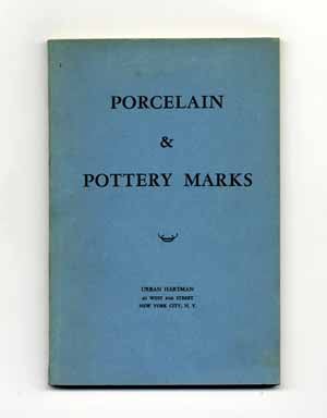 Book #15381 Porcelain & Pottery Marks. Urban Hartman