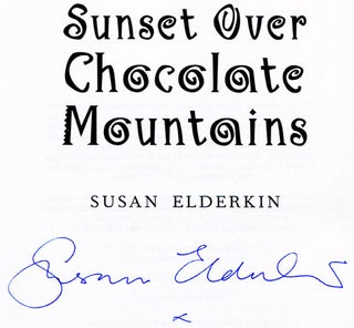Sunset Over Chocolate Mountains - 1st Edition/1st Printing