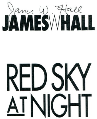 Red Sky at Night - 1st Edition/1st Printing