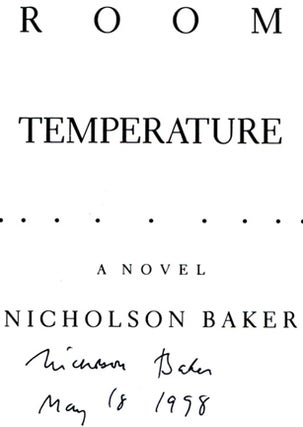 Room Temperature - 1st Edition/1st Printing
