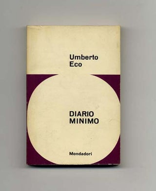 Book #15608 Diario Minimo - 1st Edition/1st Printing. Umberto Eco