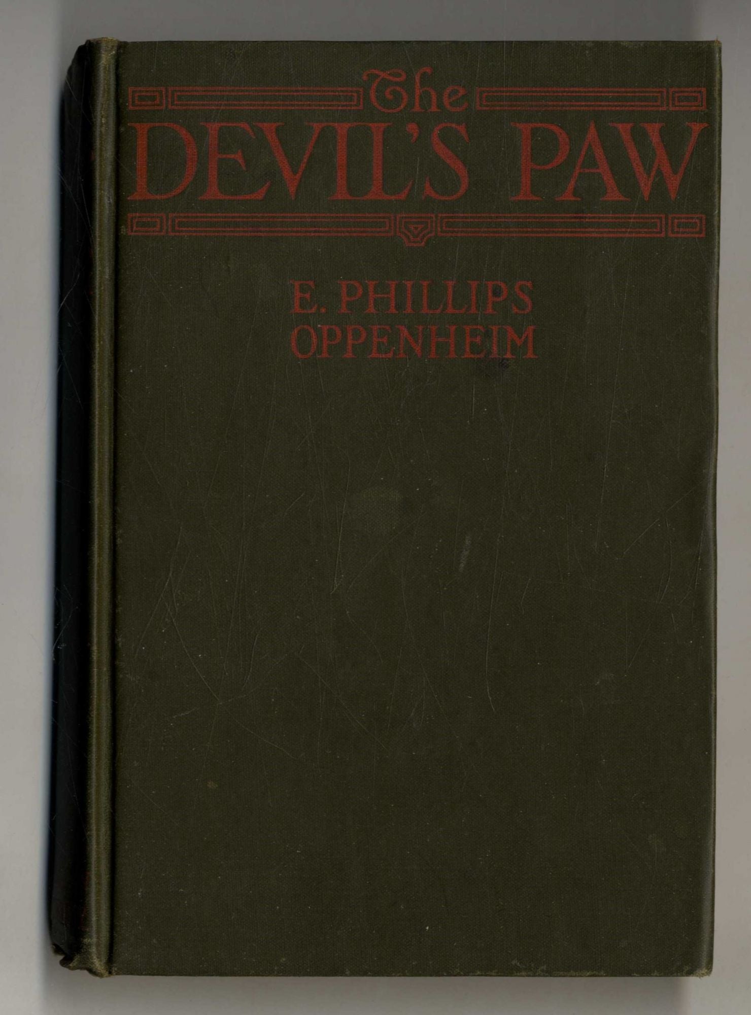 Book #160329 The Devil's Paw 1st Edition/1st Printing. E. Phillips Oppenheim.