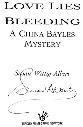 Love Lies Bleeding - 1st Edition/1st Printing