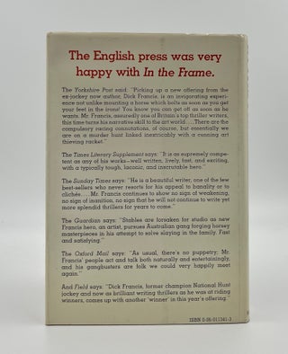In the Frame 1st US Edition/1st Printing