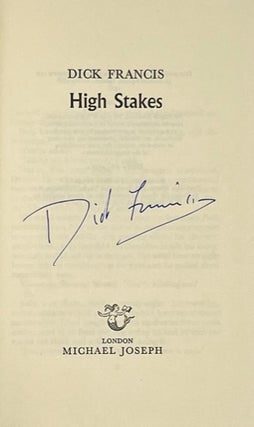 High Stakes 1st Edition/1st Printing