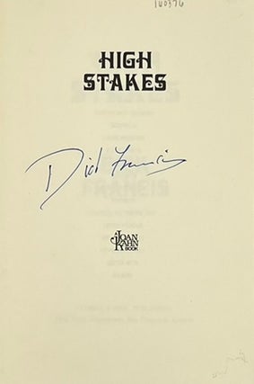 High Stakes 1st US Edition/1st Printing