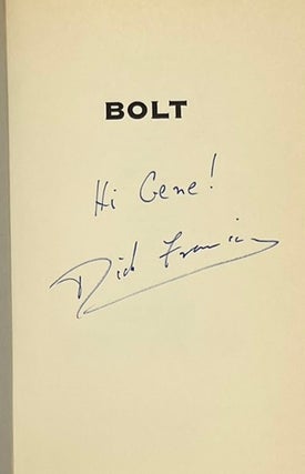 Bolt 1st Edition/1st Printing