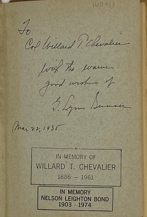 Lincoln and His Books 1st Edition/1st Printing