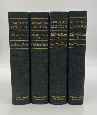 Book #160434 Abraham Lincoln, the War Years. Carl Sandburg