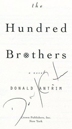 The Hundred Brothers - 1st Edition/1st Printing