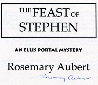 The Feast of Stephen - 1st Edition/1st Printing