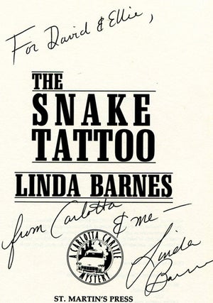 The Snake Tattoo - 1st Edition/1st Printing