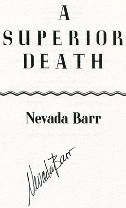 A Superior Death - 1st Edition/1st Printing