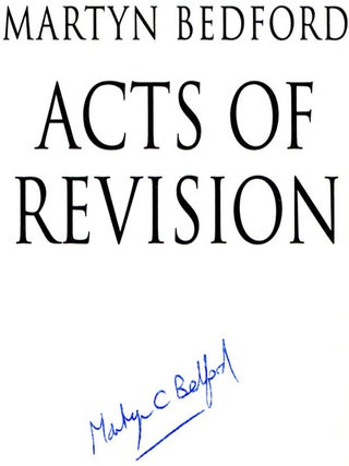 Acts of Revision - 1st Edition/1st Printing