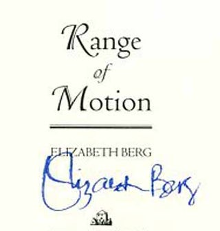 Range of Motion - 1st Edition/1st Printing