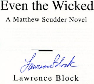 Even the Wicked - 1st US Edition/1st Printing