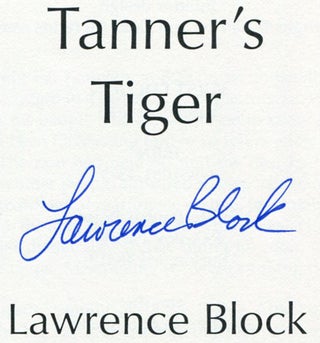 Tanner's Tiger - 1st Edition/1st Printing