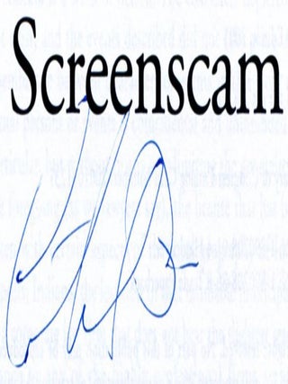 Screenscam - 1st Edition/1st Printing