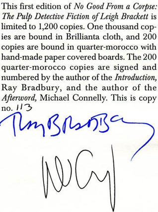 No Good from a Corpse - 1st Edition/1st Printing