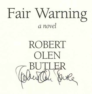 Fair Warning - 1st Edition/1st Printing