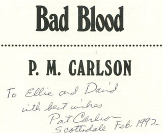 Bad Blood - 1st Edition/1st Printing