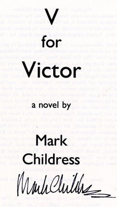 V for Victor - 1st Edition/1st Printing