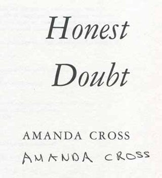 Honest Doubt - 1st Edition/1st Printing