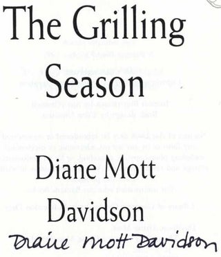 The Grilling Season - 1st Edition/1st Printing
