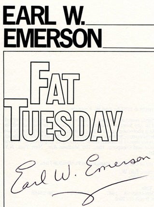 Fat Tuesday - 1st Edition/1st Printing