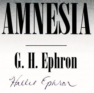 Amnesia - 1st Edition/1st Printing