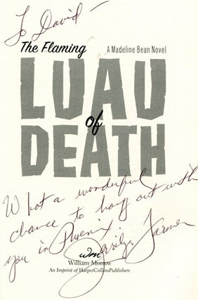 The Flaming Luau of Death - 1st Edition/1st Printing